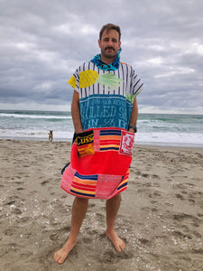 Towel Poncho - M/L - Sailor