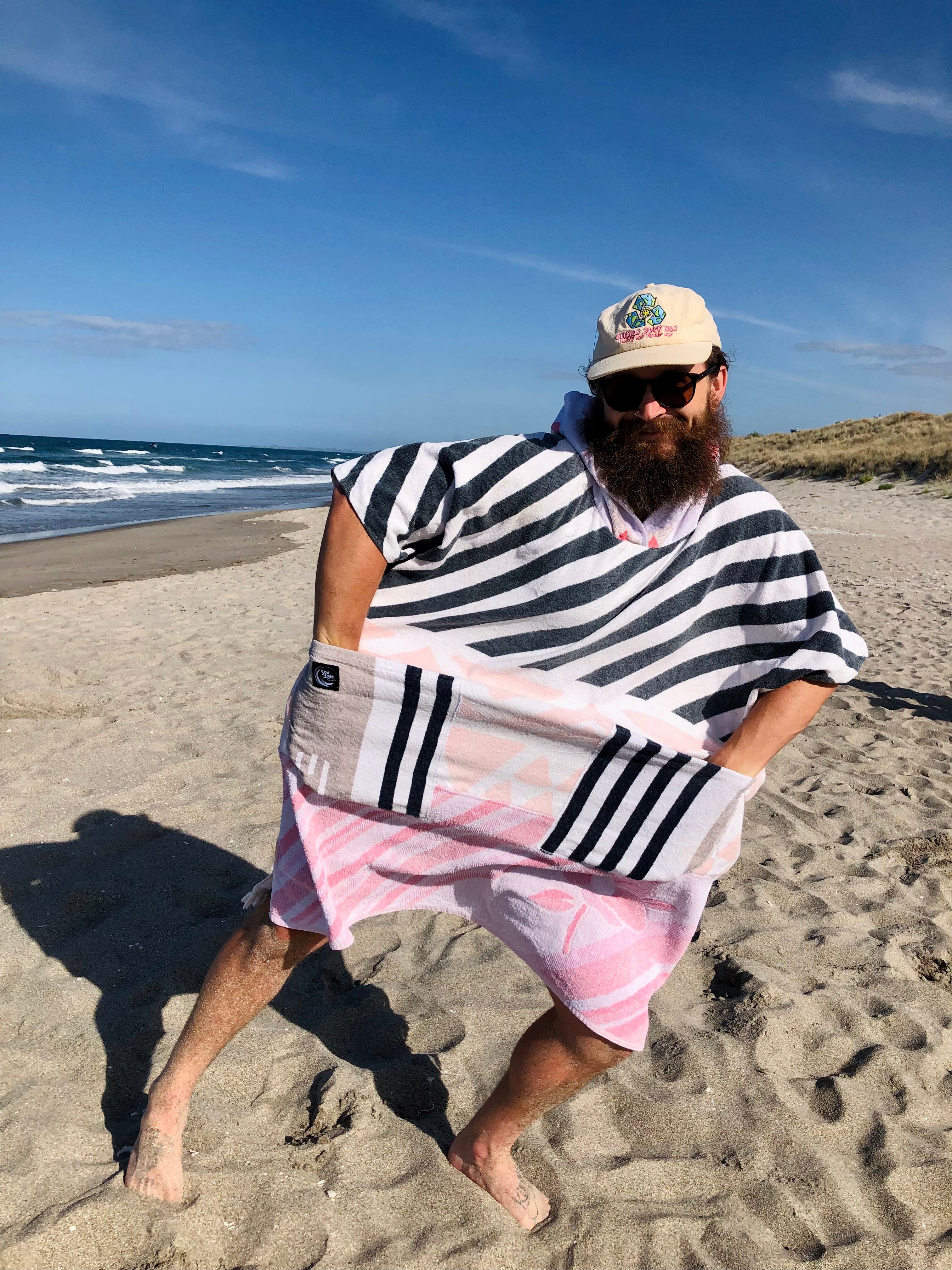 Towel Poncho - XL - Liquorice n chill