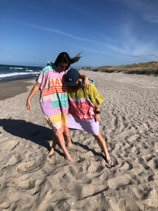 Towel Poncho - XL- Girly Fun