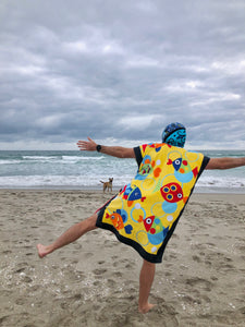 Towel Poncho - M/L - Sailor