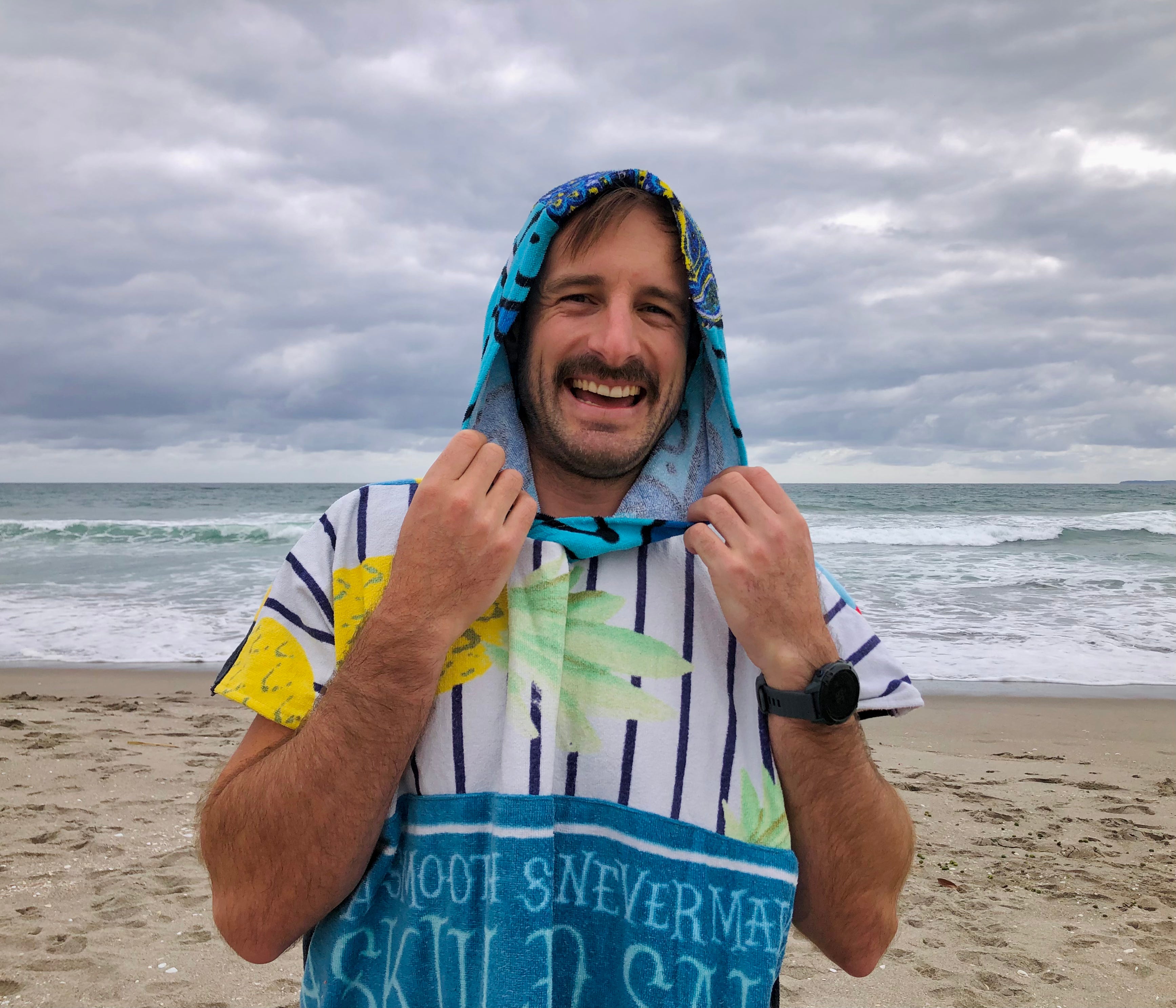 Towel Poncho - M/L - Sailor