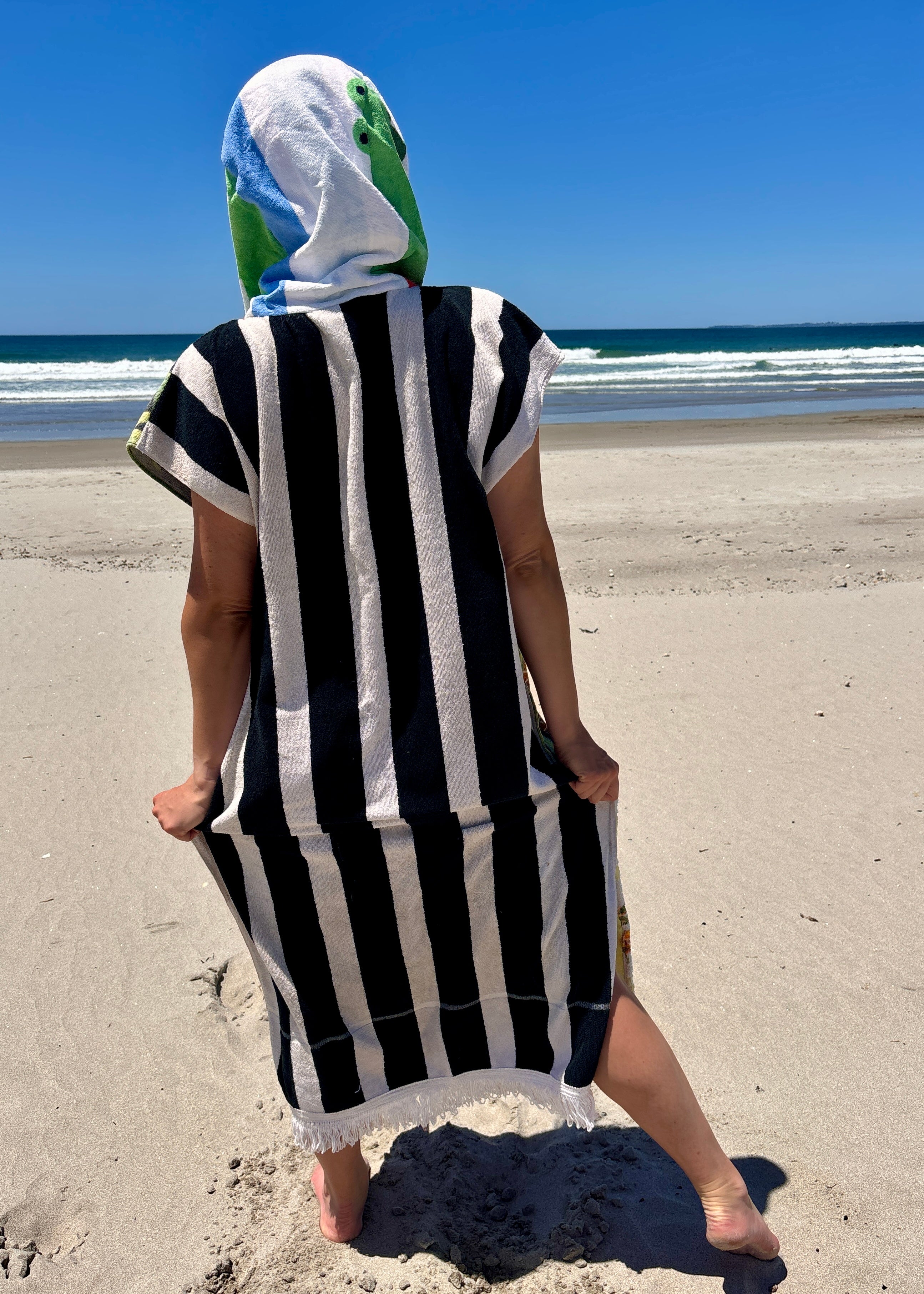 Towel Poncho - L - Jungle Bean Pole