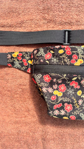 Bumbag - Black Floral