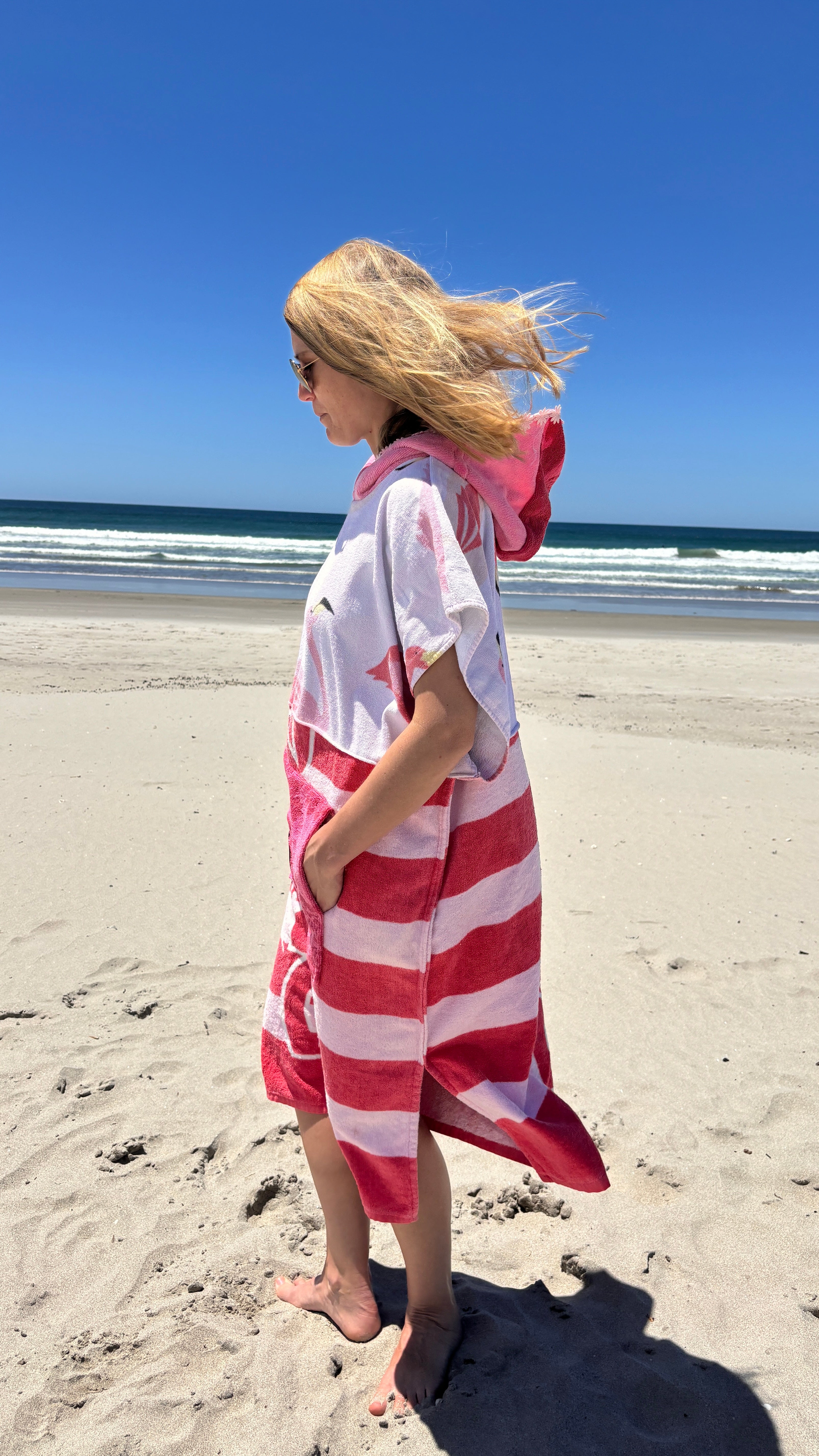 Towel Poncho - S - Billabong Barbie