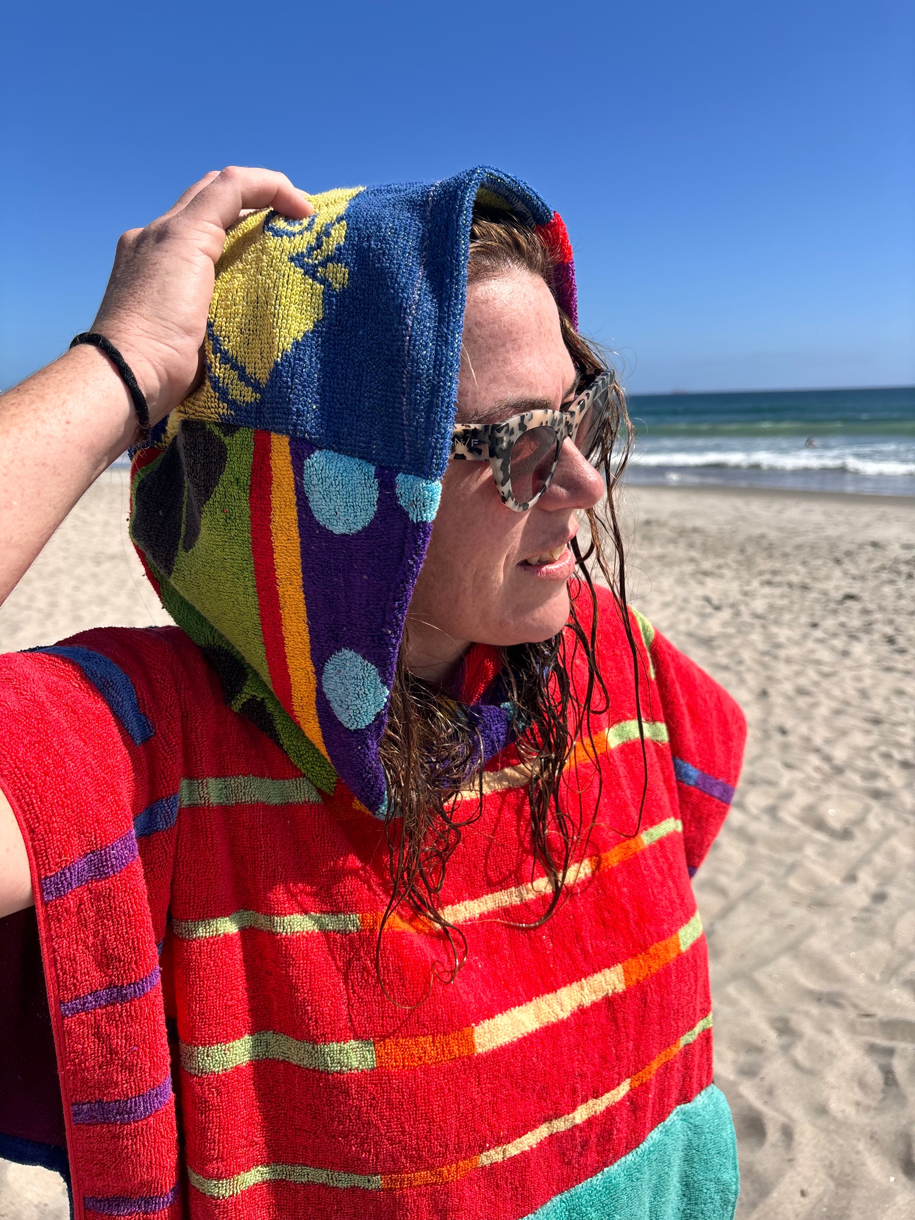 Towel Poncho - M - Primary Party