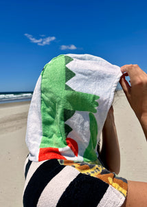 Towel Poncho - L - Jungle Bean Pole