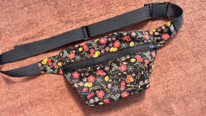 Bumbag - Black Floral