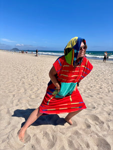 Towel Poncho - M - Primary Party