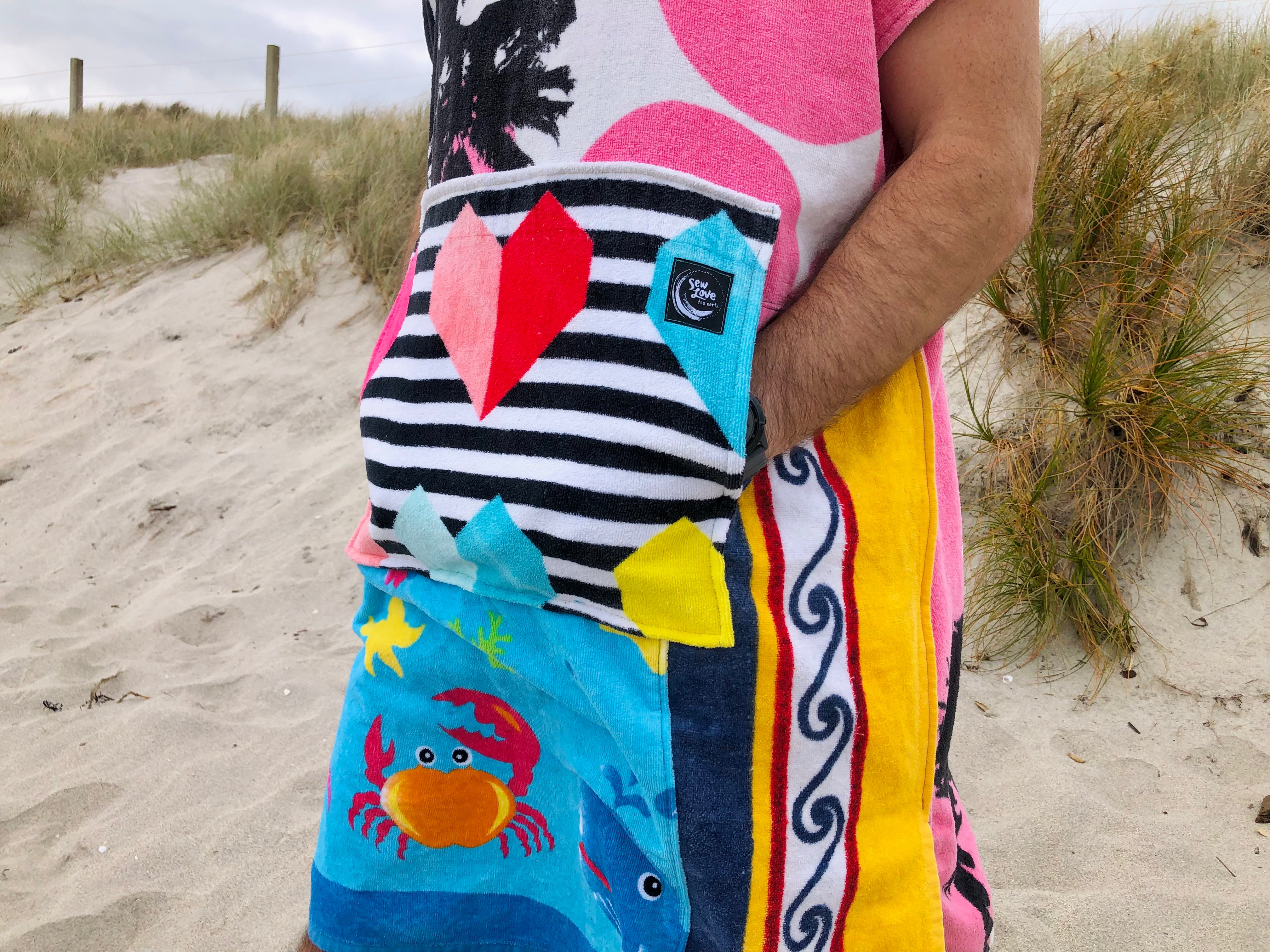 Towel Poncho - M/L - Fiesta