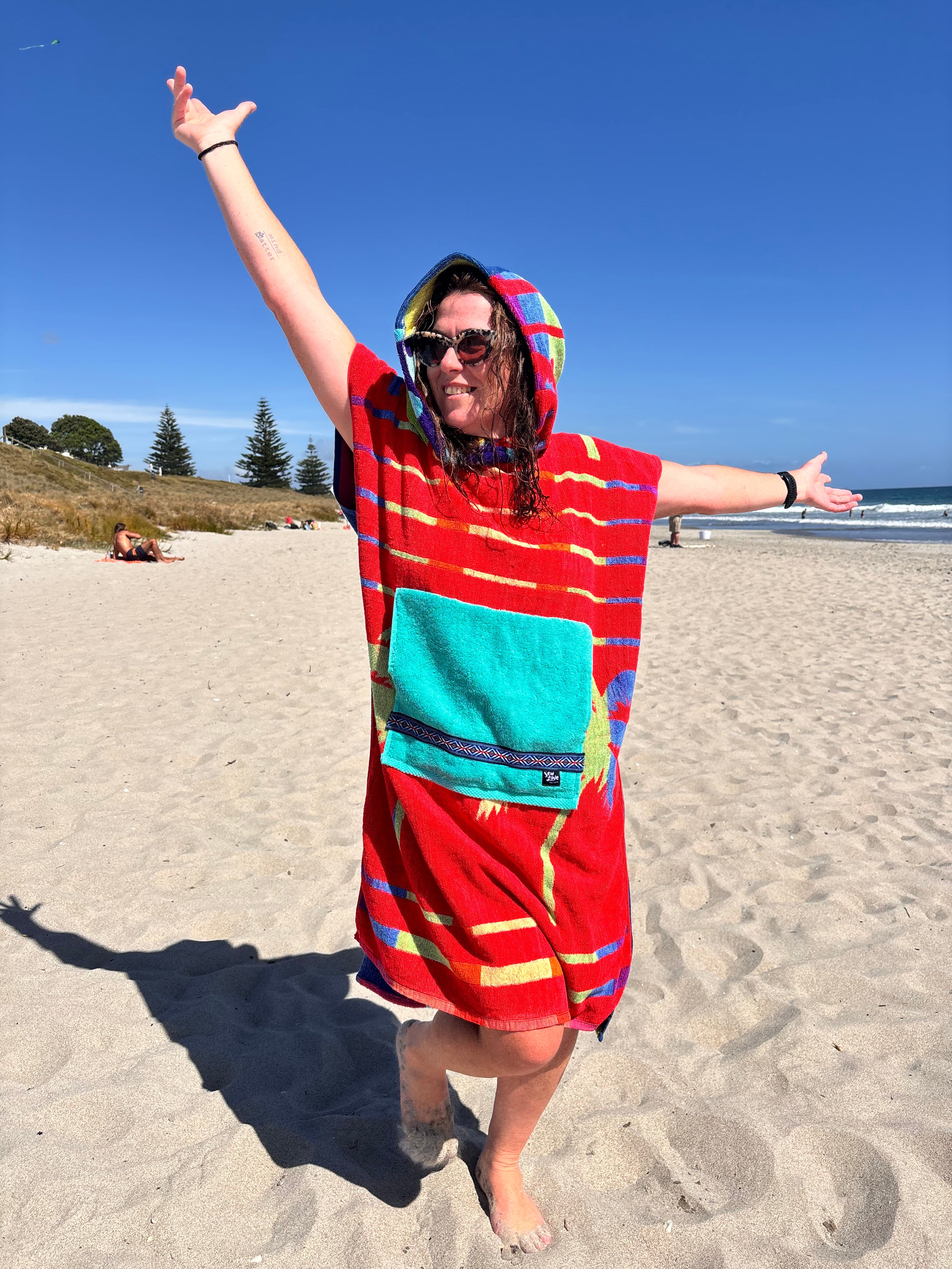 Towel Poncho - M - Primary Party