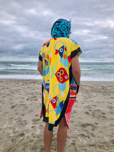 Towel Poncho - M/L - Sailor
