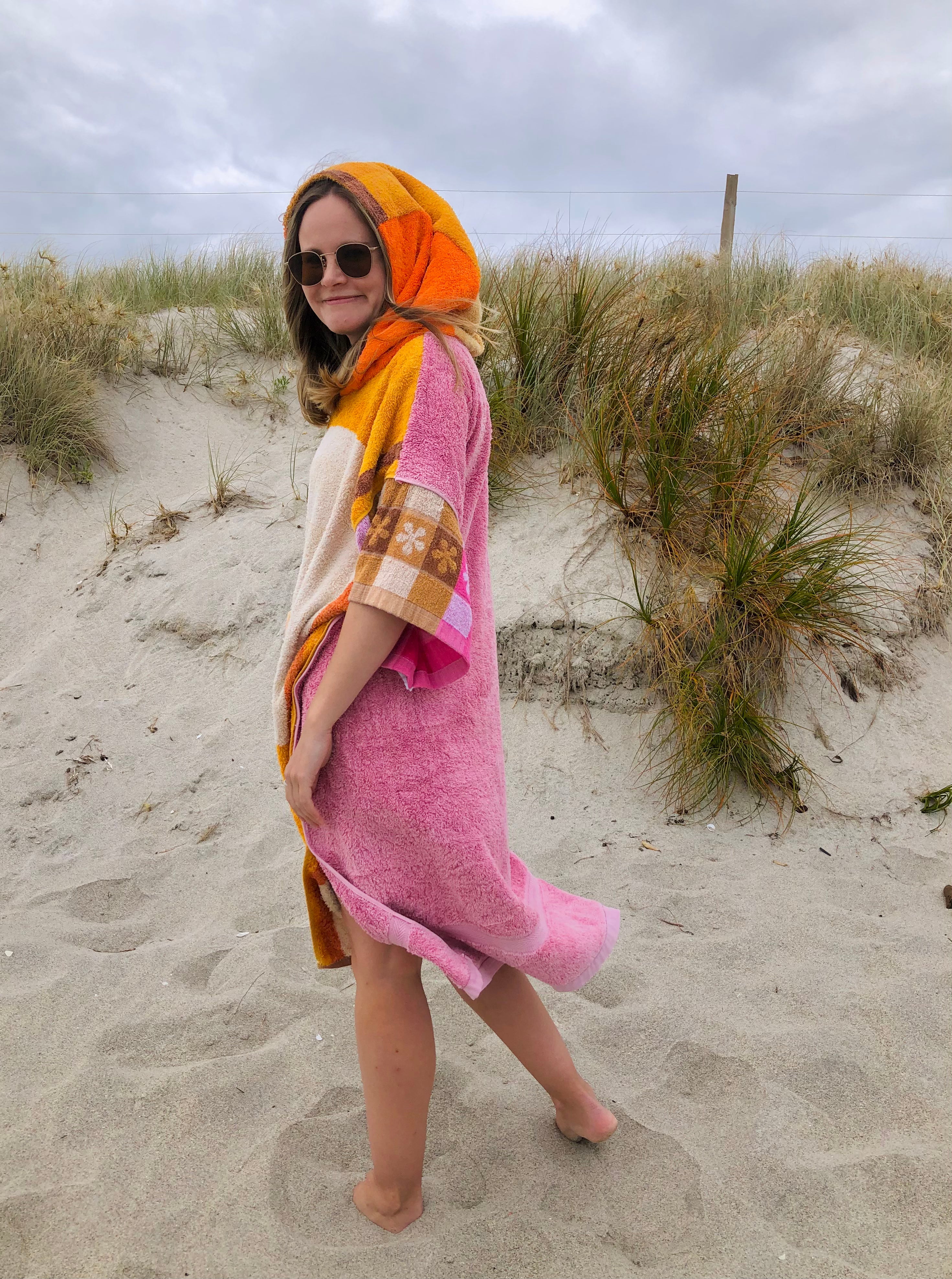 Towel Poncho - M- Sunset Snugs
