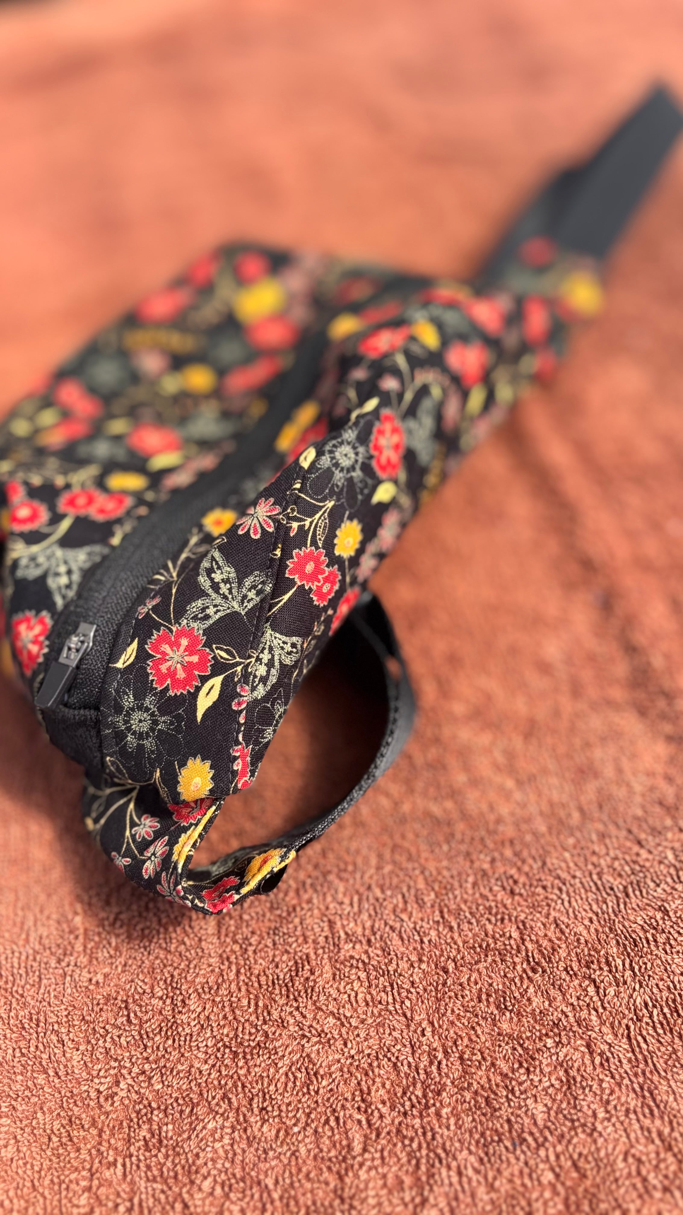 Bumbag - Black Floral
