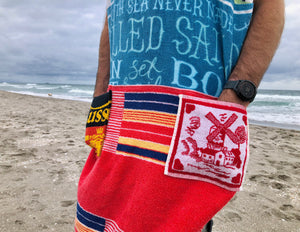 Towel Poncho - M/L - Sailor