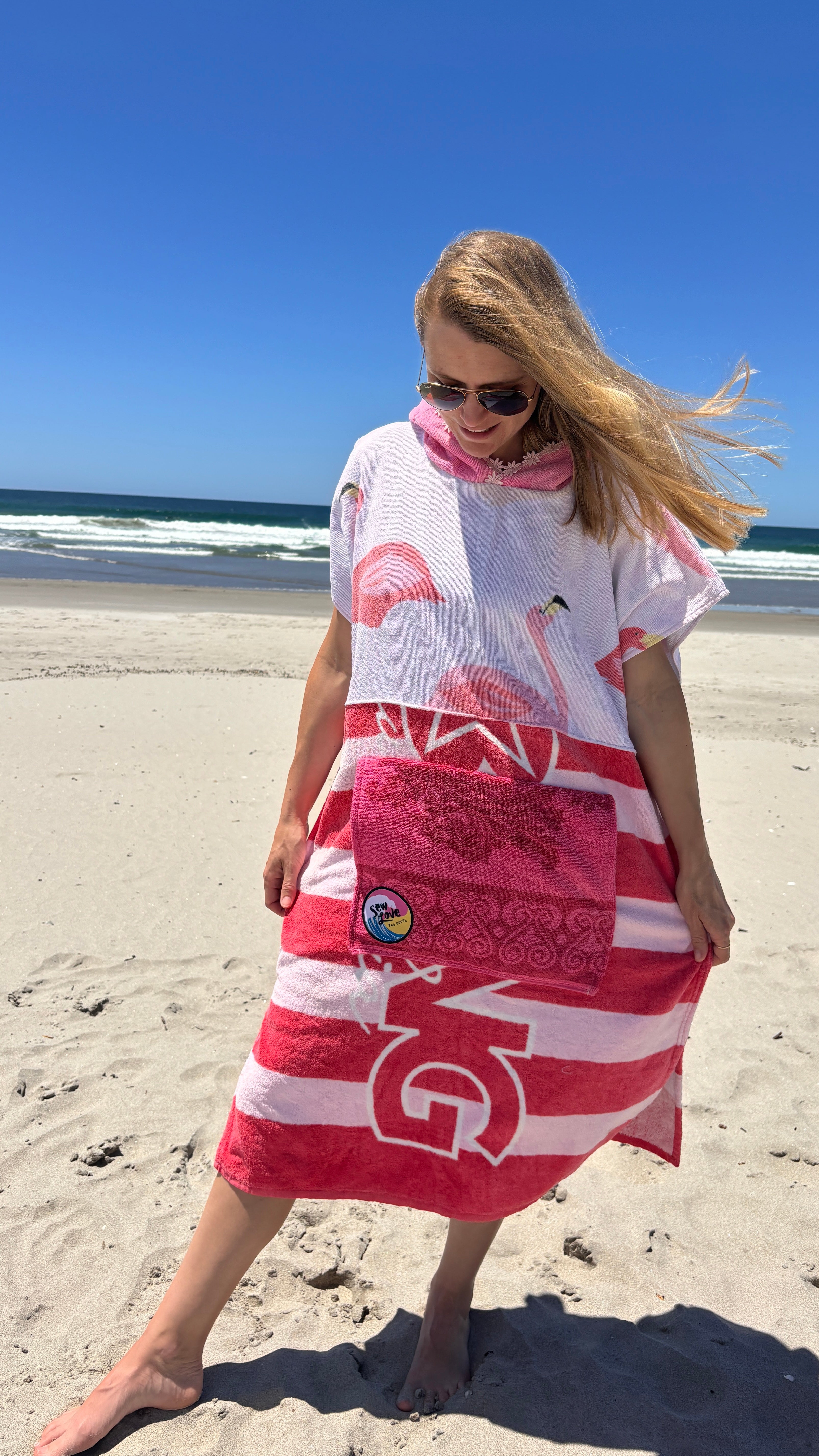 Towel Poncho - S - Billabong Barbie