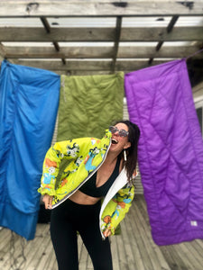 Puffy Jacket - S - Lime Disney