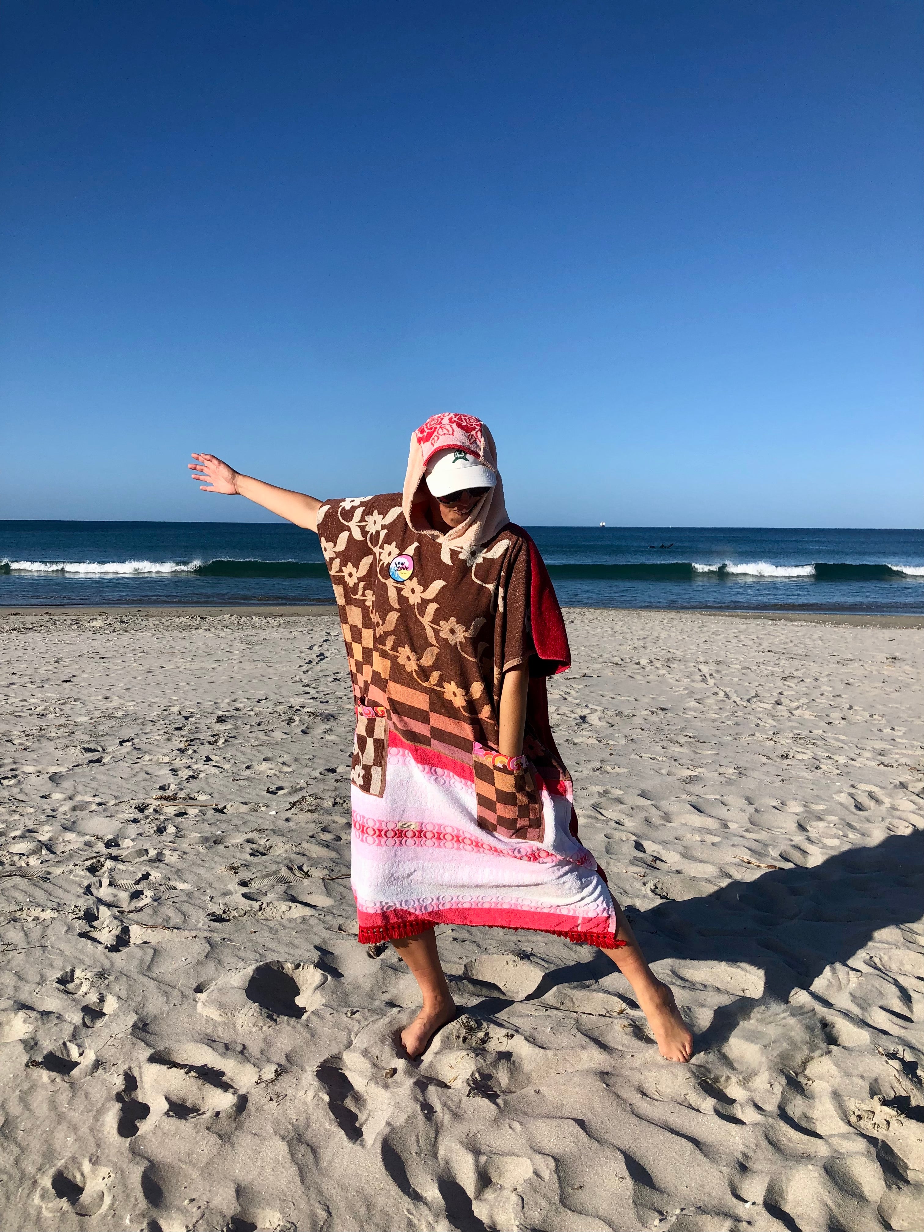 Towel Poncho - XL - Dessert time!