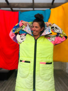 Puffy Jacket - L - Fluro Super Snuggler