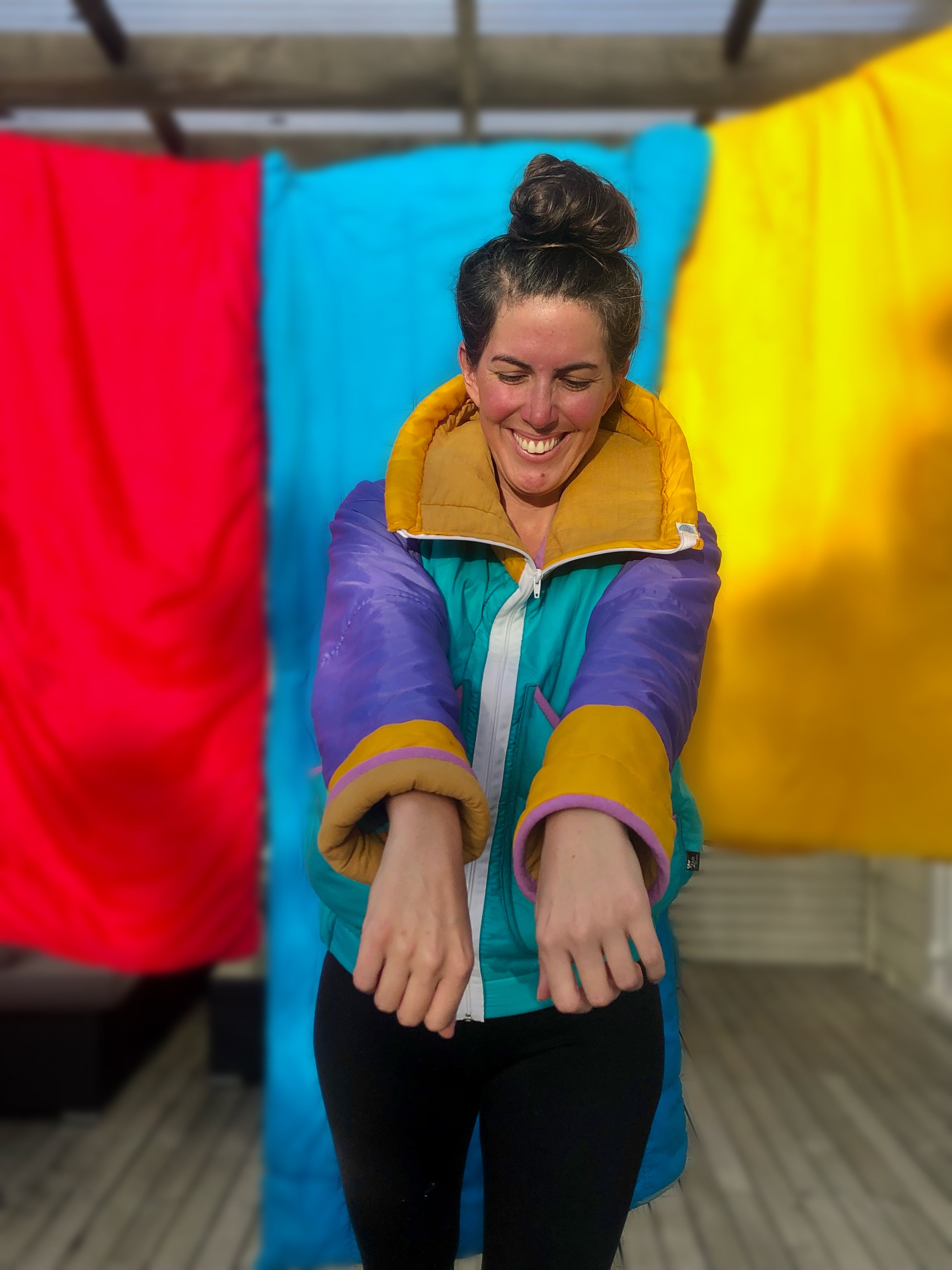 Puffy Jacket - L - Lilac Bomber