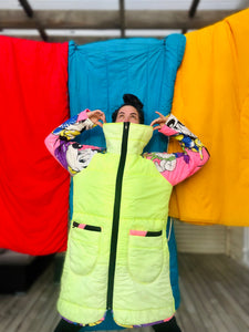 Puffy Jacket - L - Fluro Super Snuggler